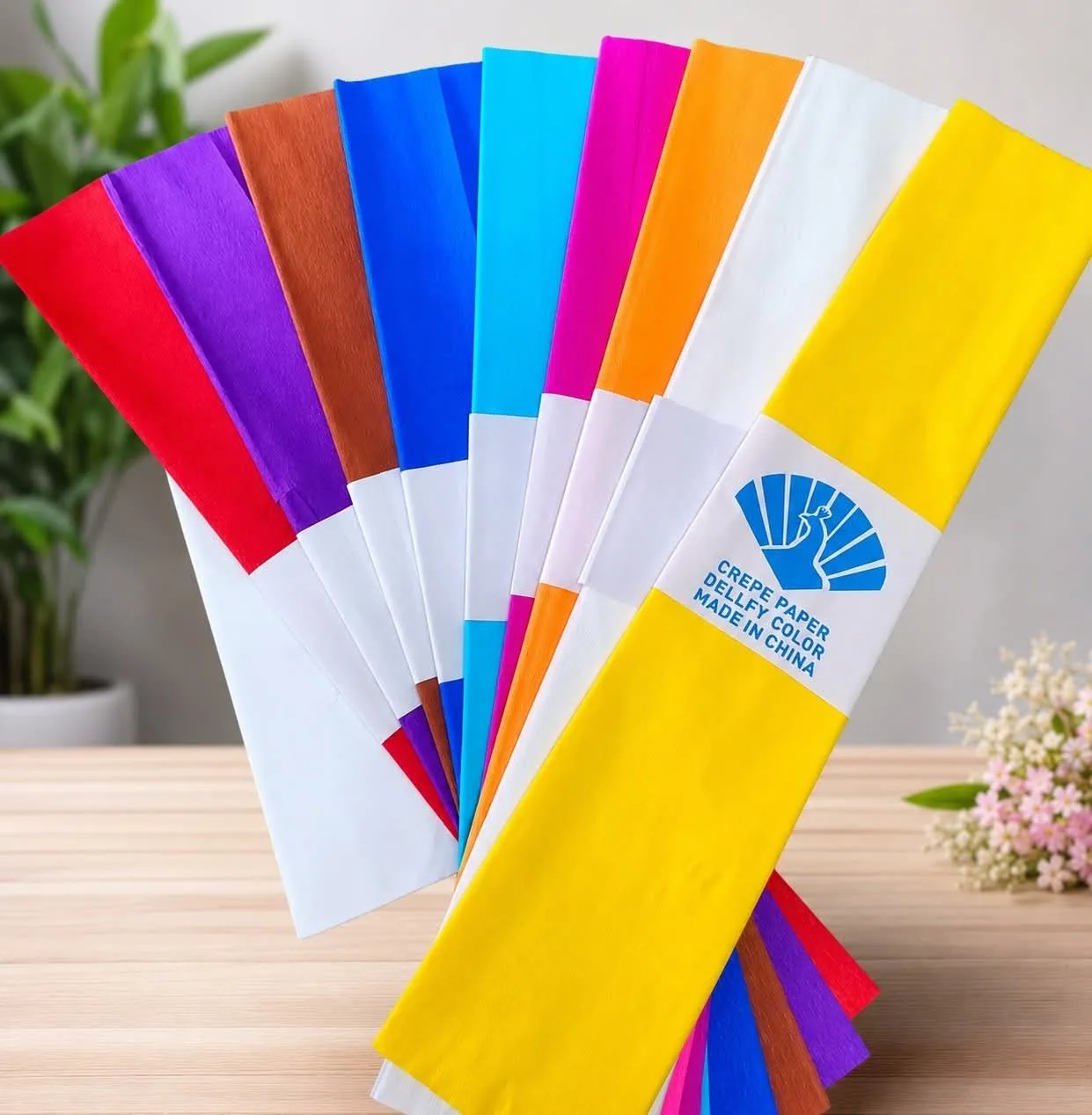 China crepe paper set